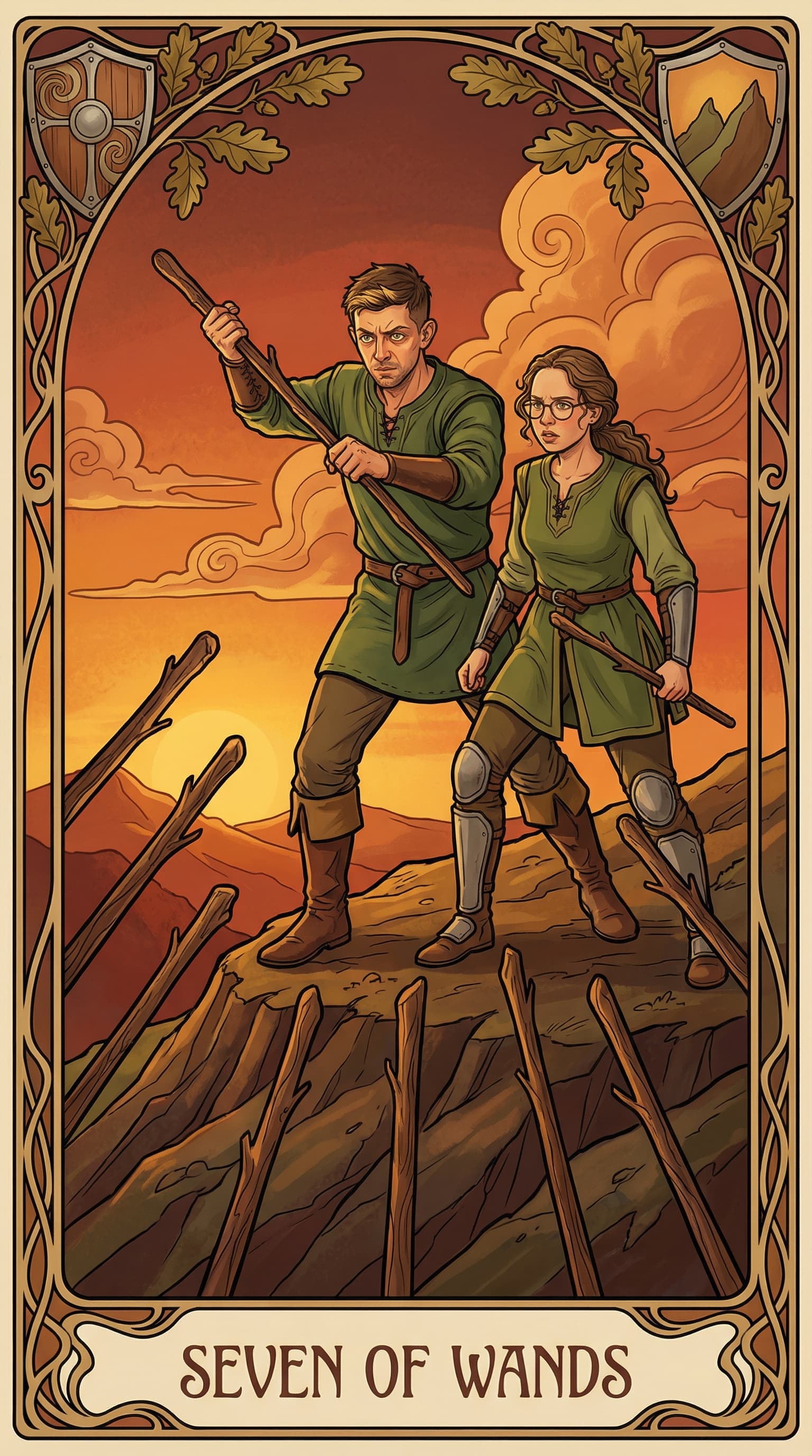 Älskandes tarot example 1