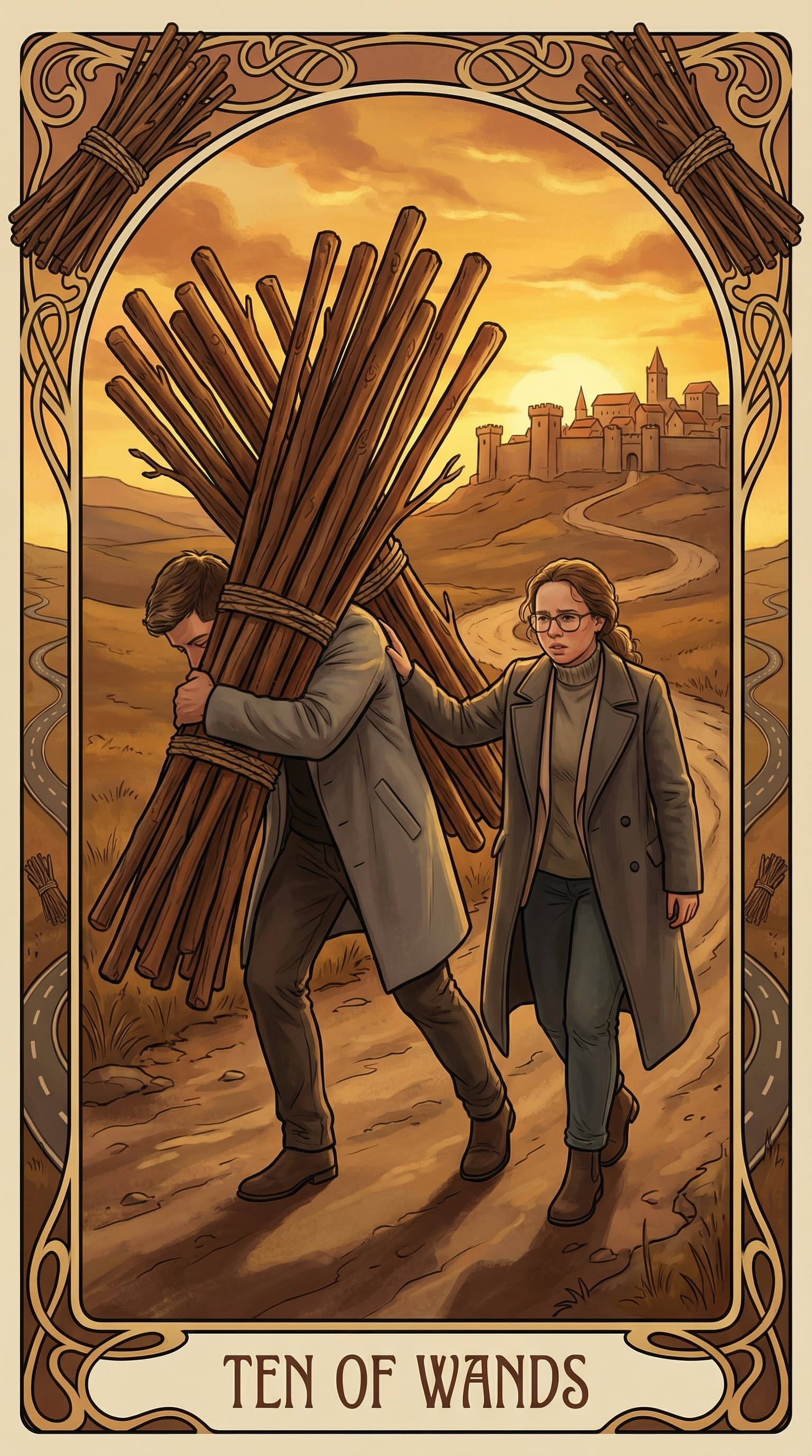 Tarot kochanków example 2