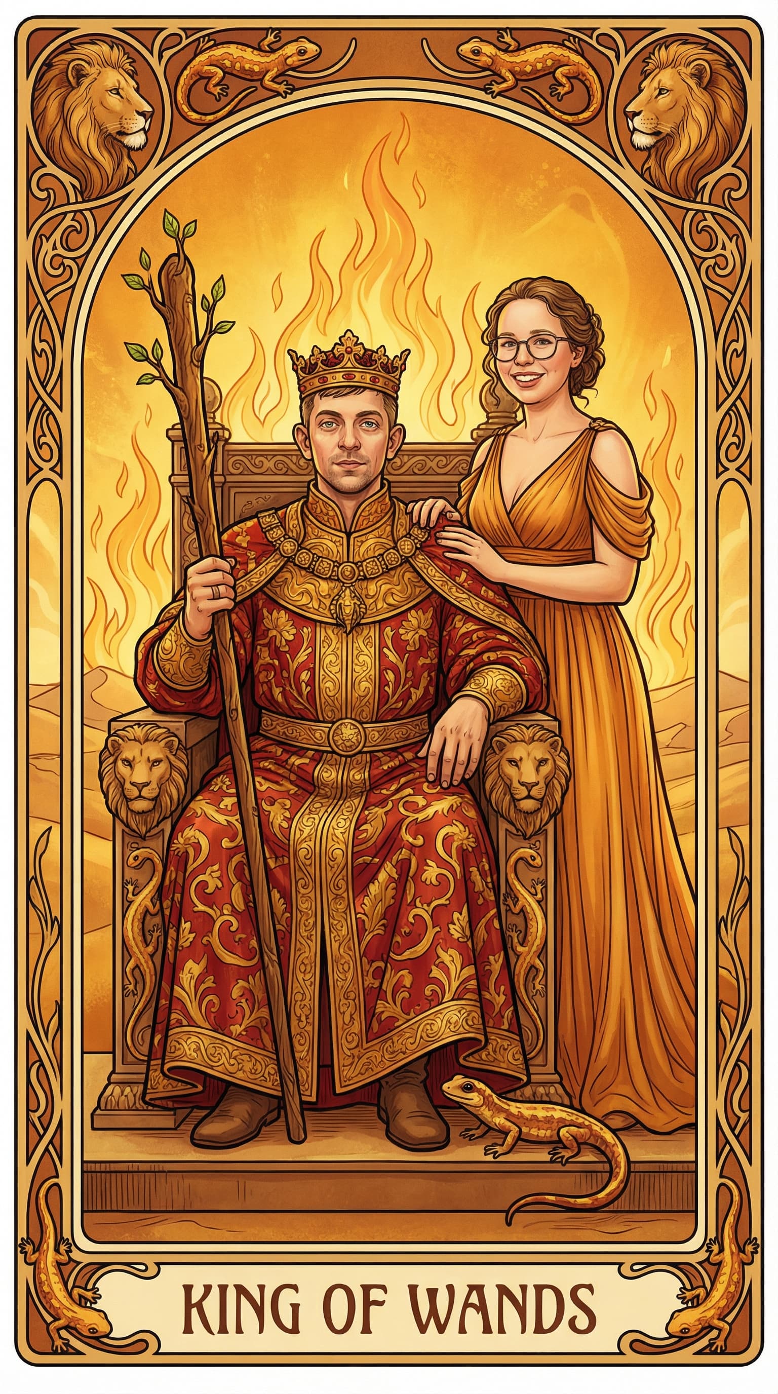 Lovers Tarot example 1