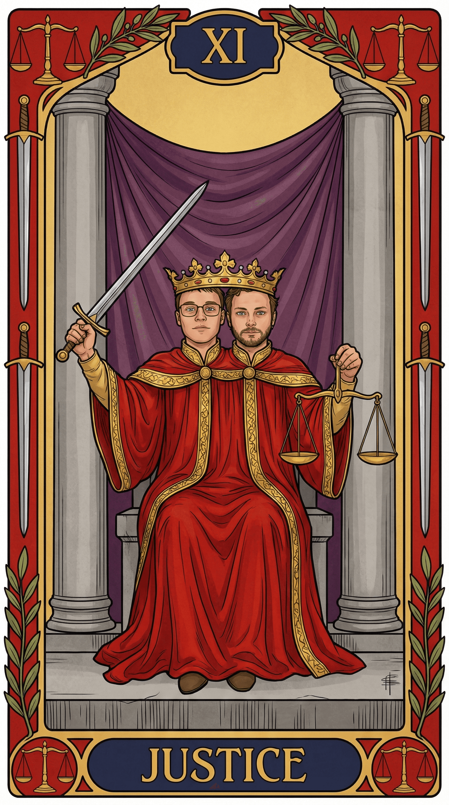 Lovers Tarot example 1