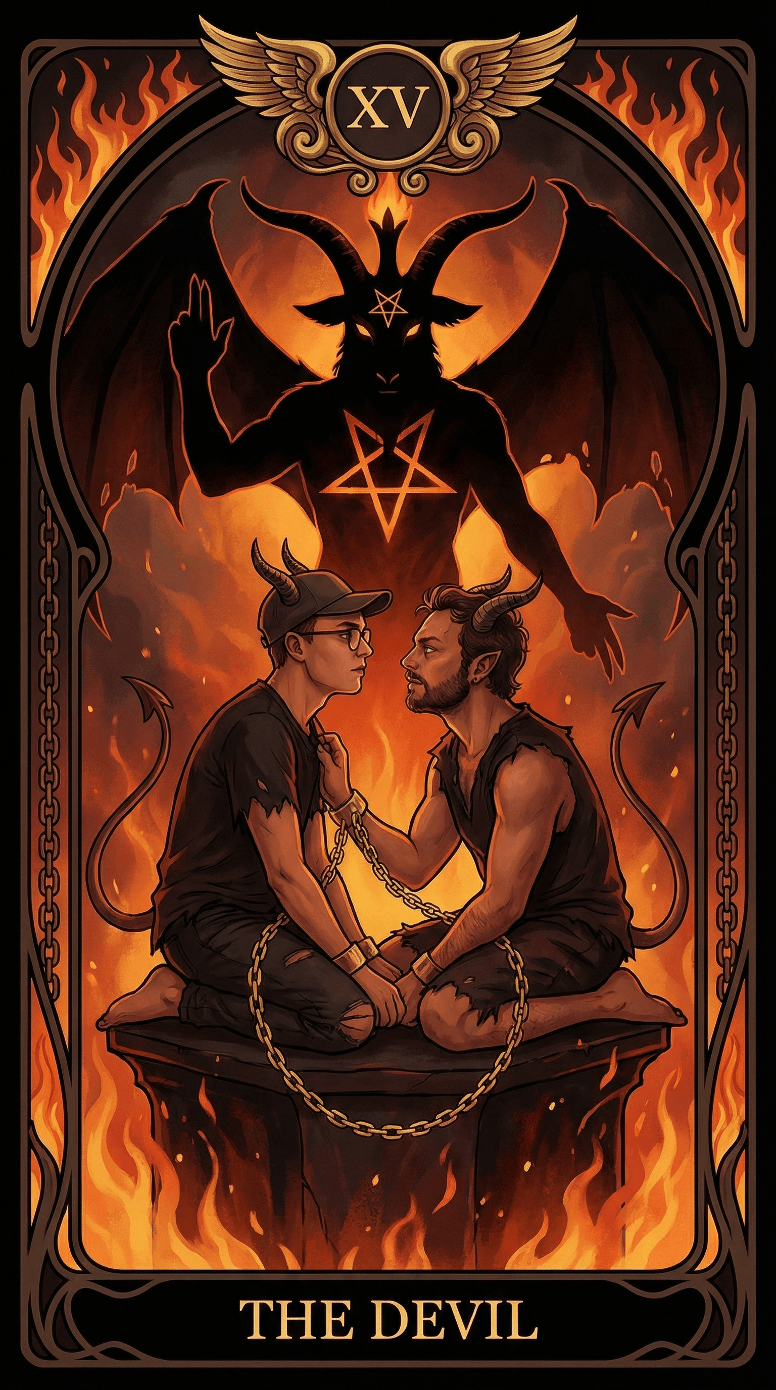 Lovers Tarot example 1