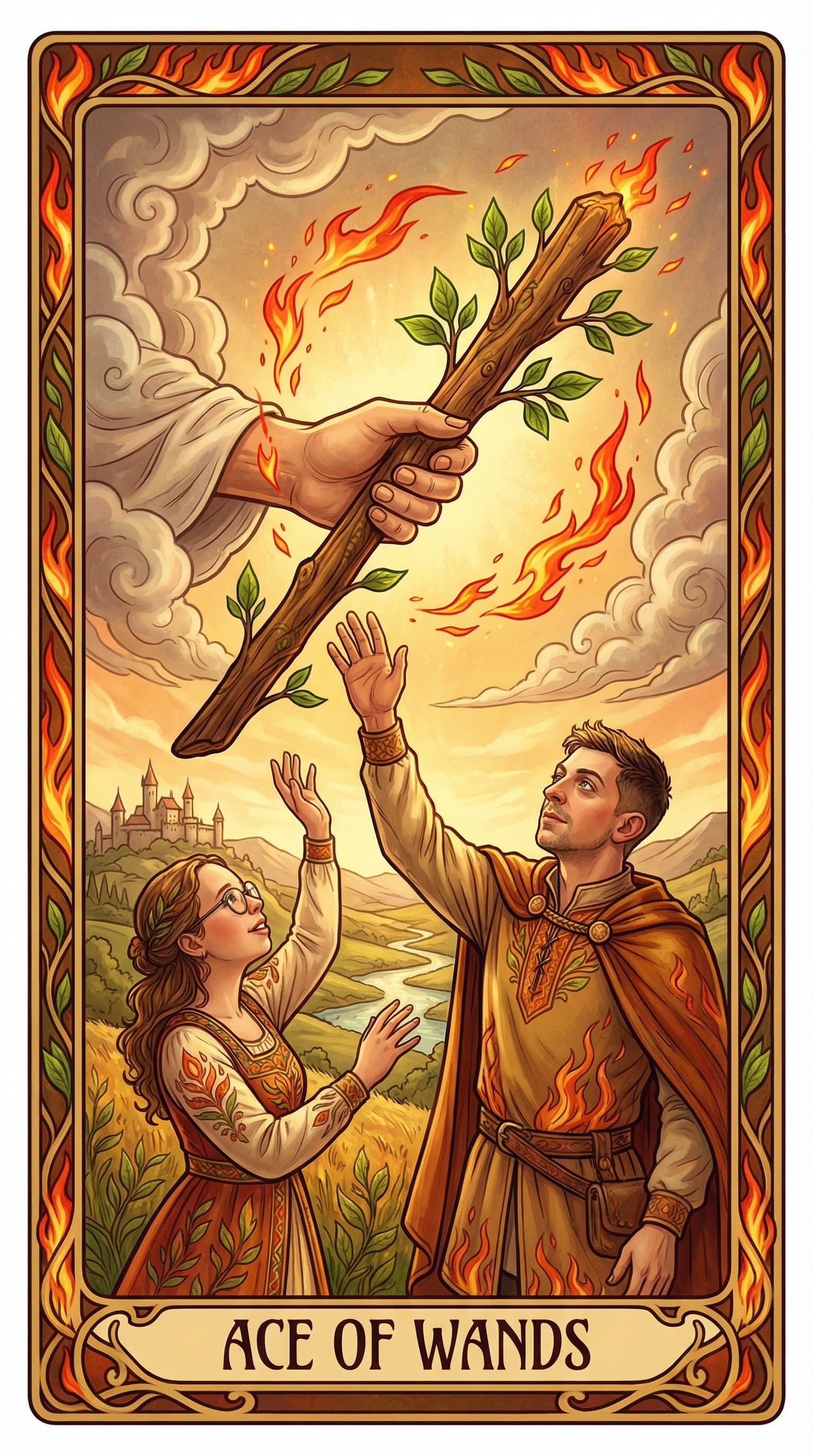 Älskandes tarot example 2
