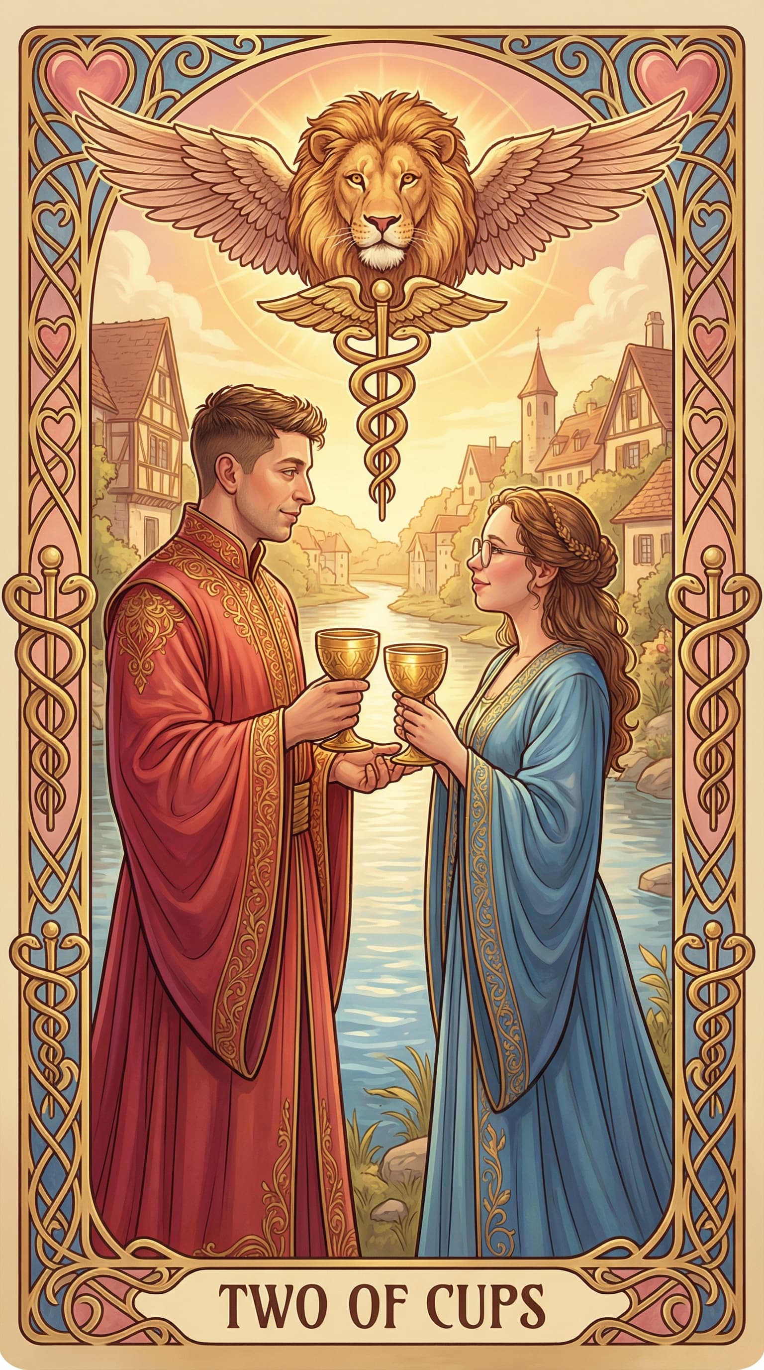 Tarot kochanków example 2