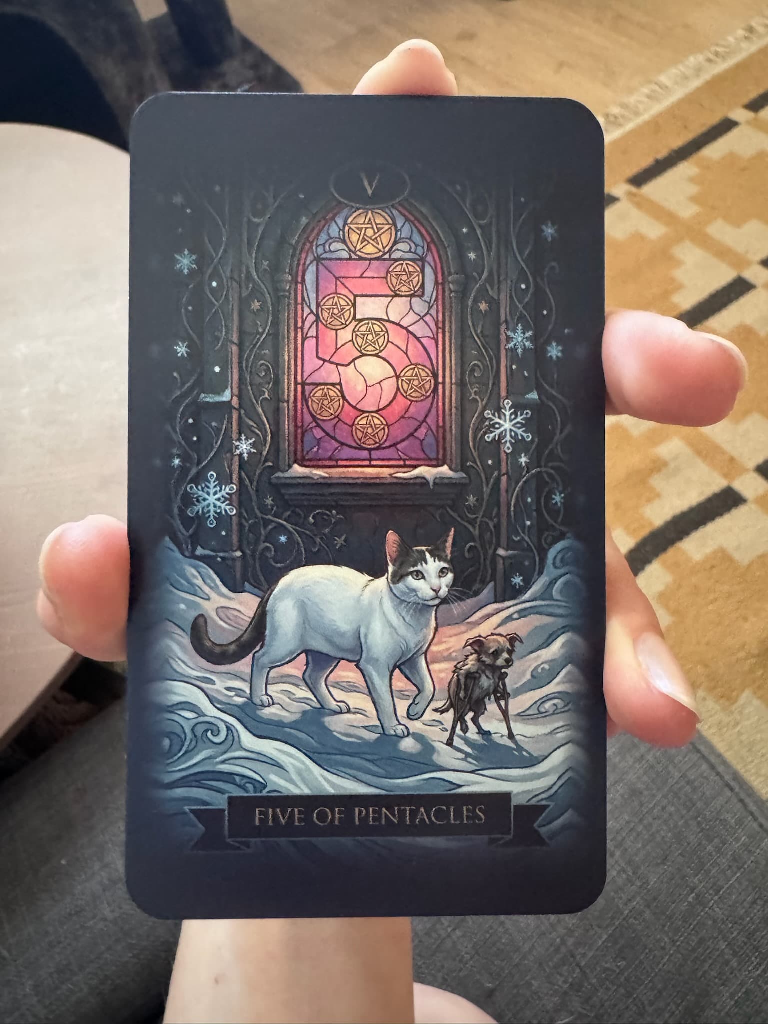 A customer's photo of their printed deck