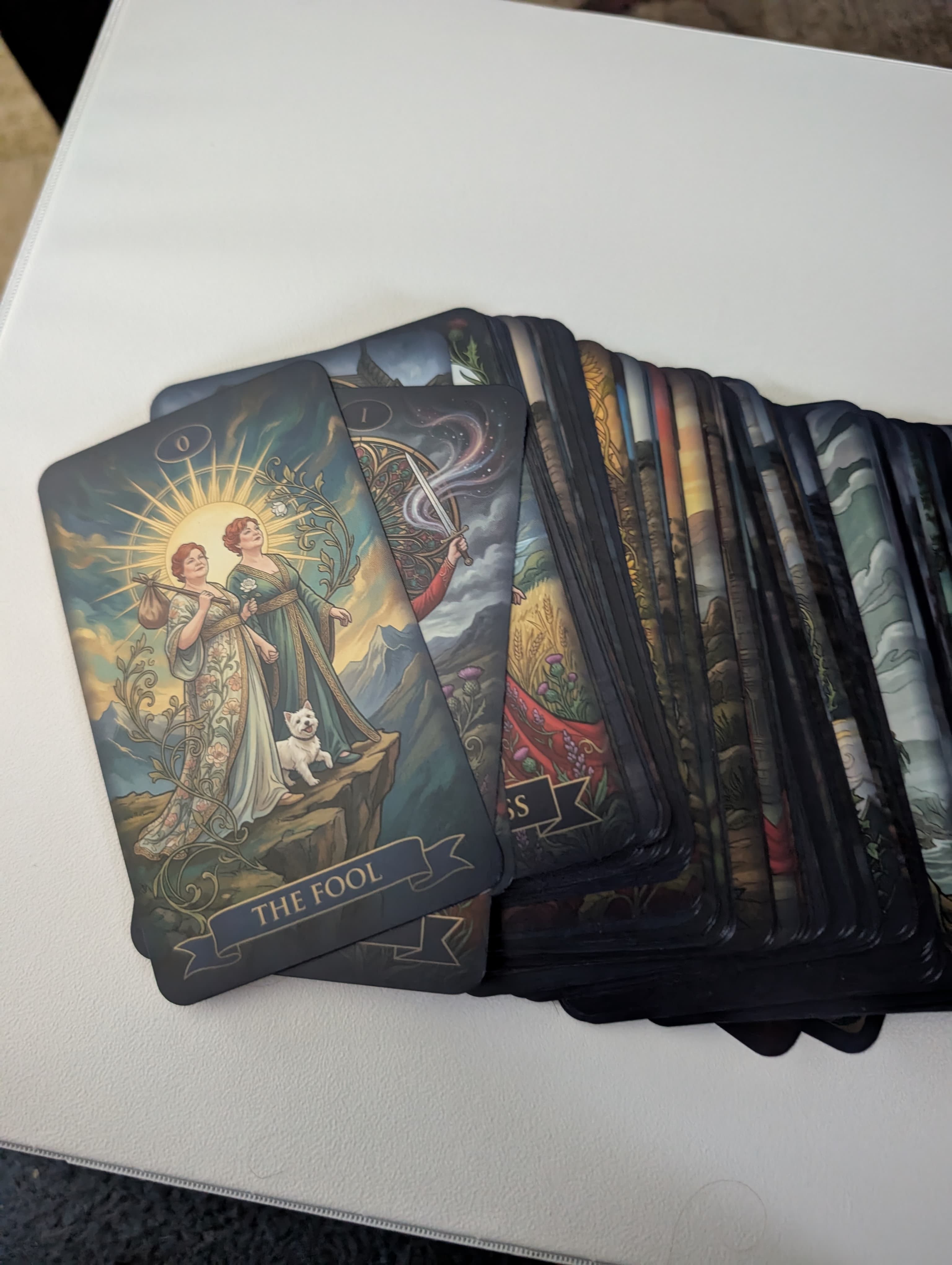 A customer's photo of their printed deck