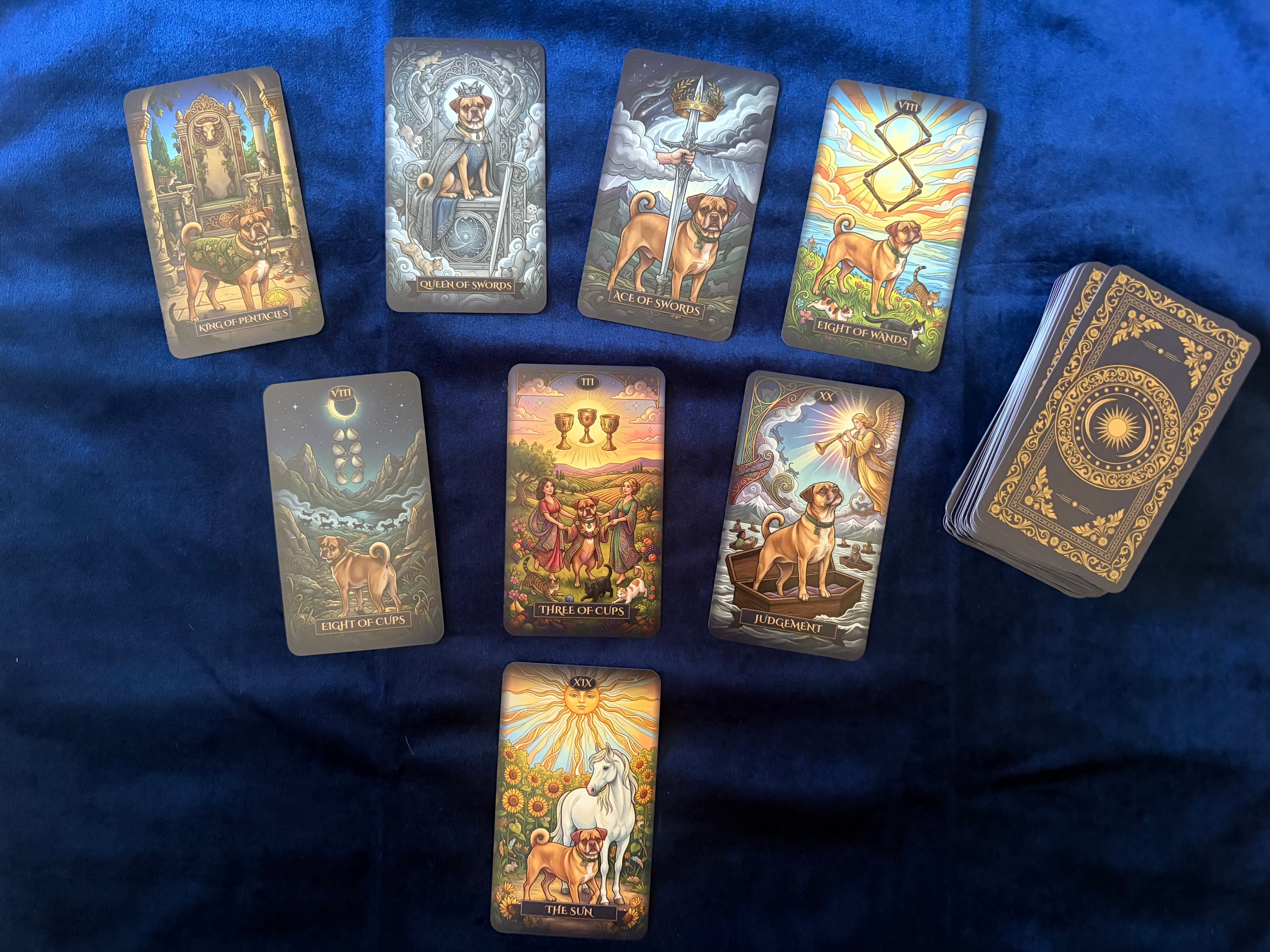 A customer's photo of their printed deck